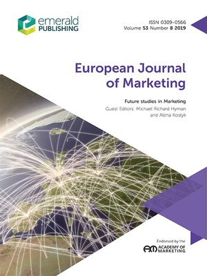 cover image of European Journal of Marketing, Volume 53, Number 8